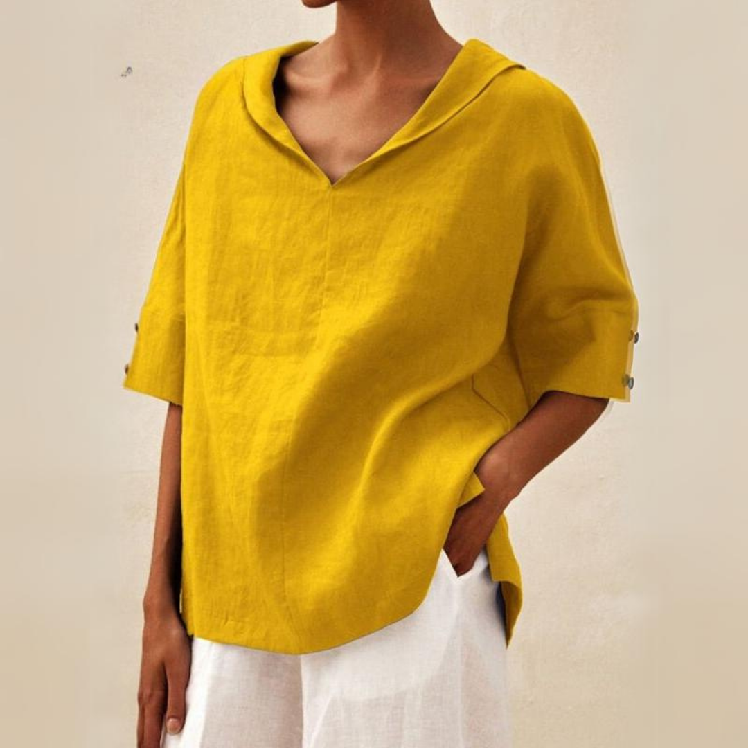 Ava - Blusa Casual de Corte Amplio