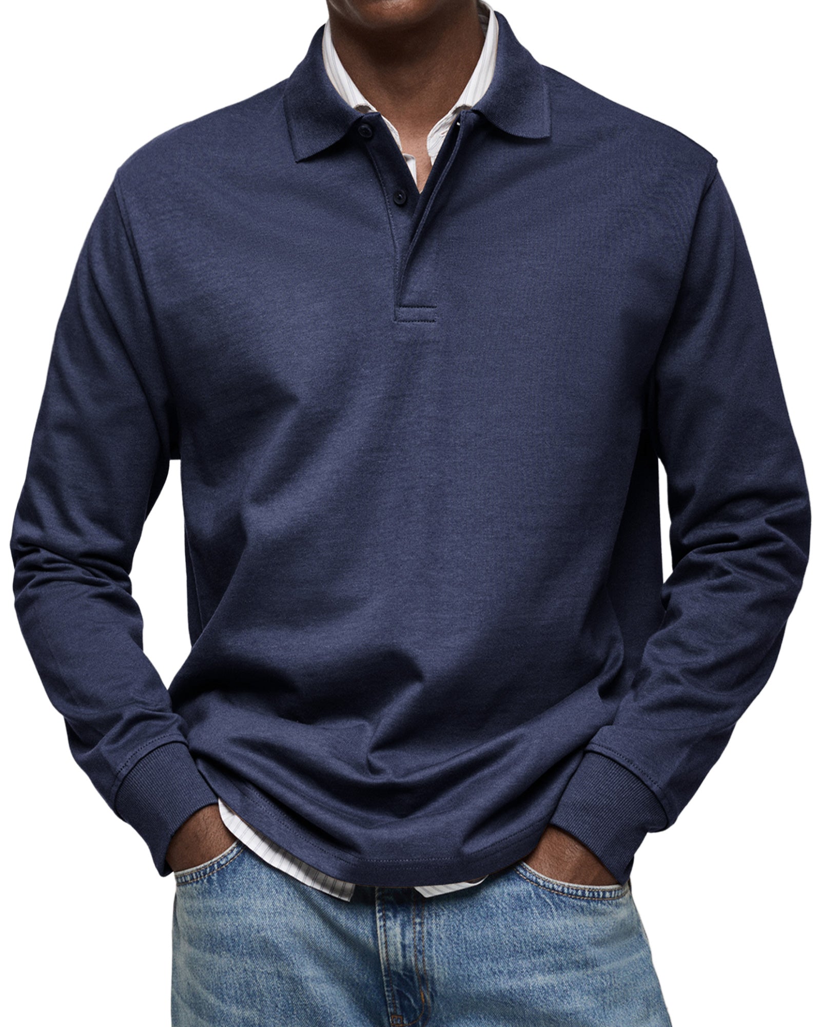 Alexandre™ | Polo de Manga Larga Casual