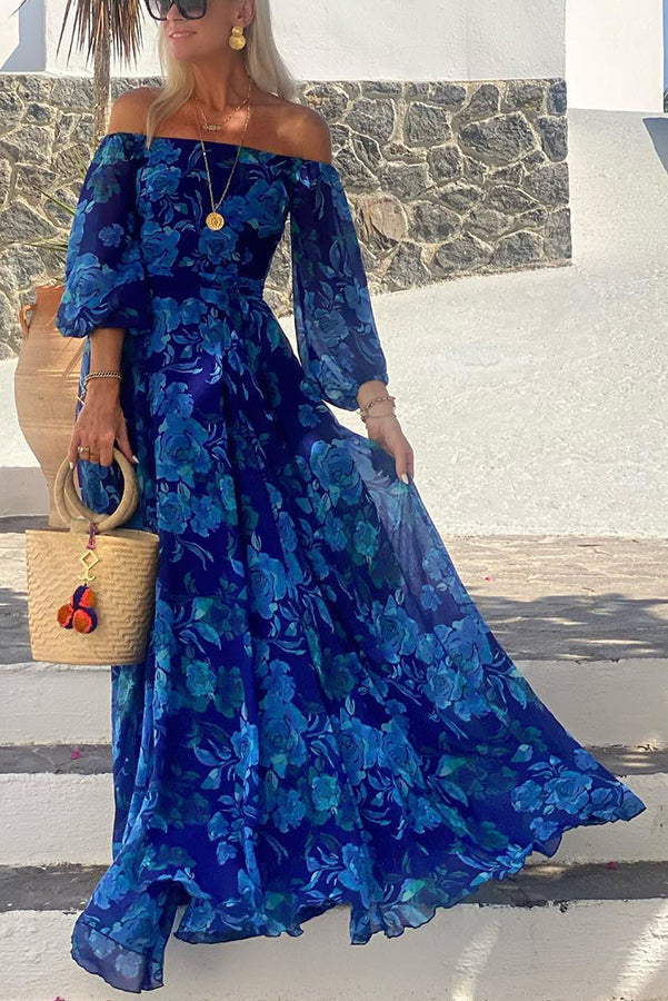 Calista | Vestido Maxi Floral Sin Mangas