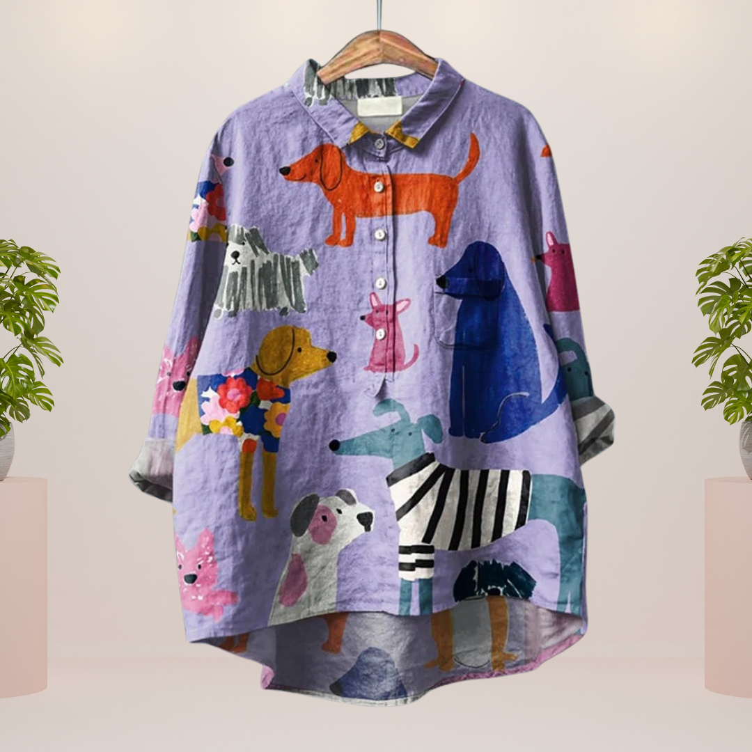 Vivian - Camiseta para Perros con Estilo que Agita la Cola