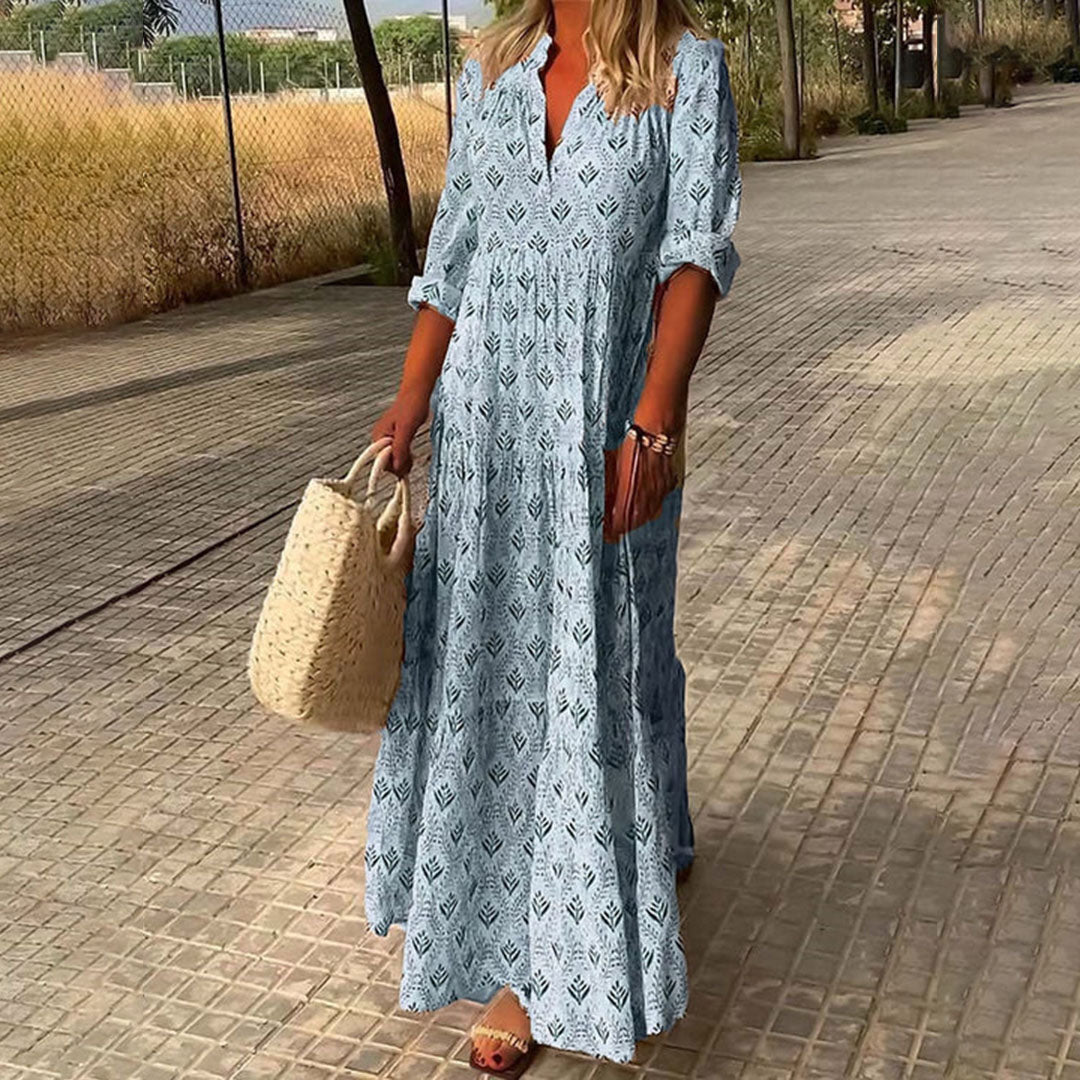 Alexa - Elegante Vestido Maxi Boho Suelto