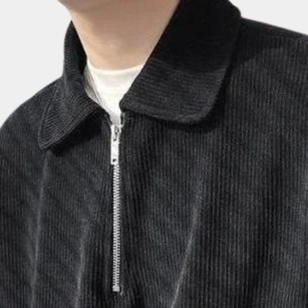 Noah - Suéter con Media Crema para Hombres