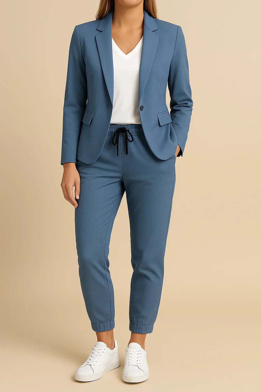Capri - Conjunto de Blazer y Pantalones de Estilo Atrevido para Mujeres