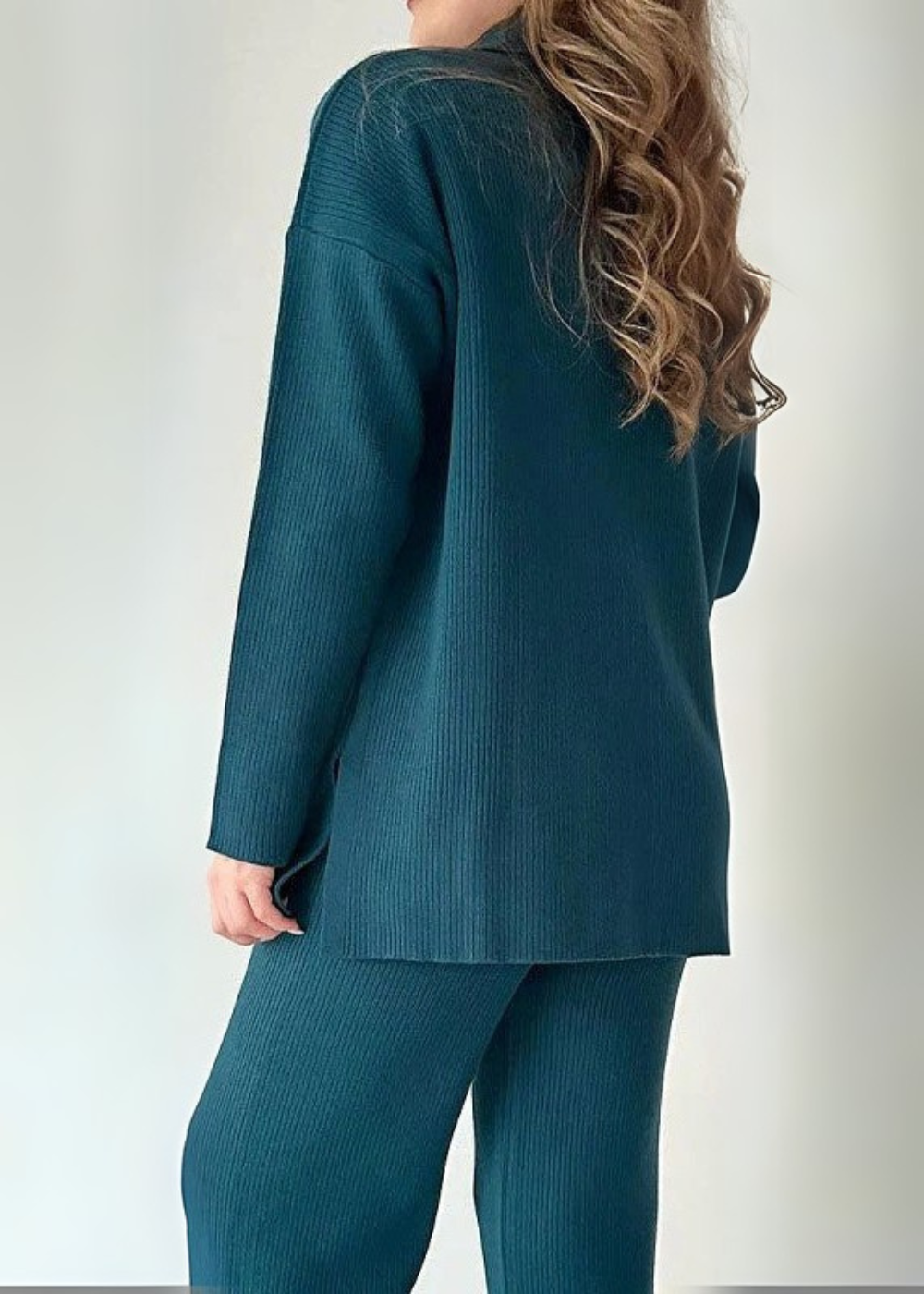 Addison - Conjunto Casual de Mujer de 2 Piezas con Canalé