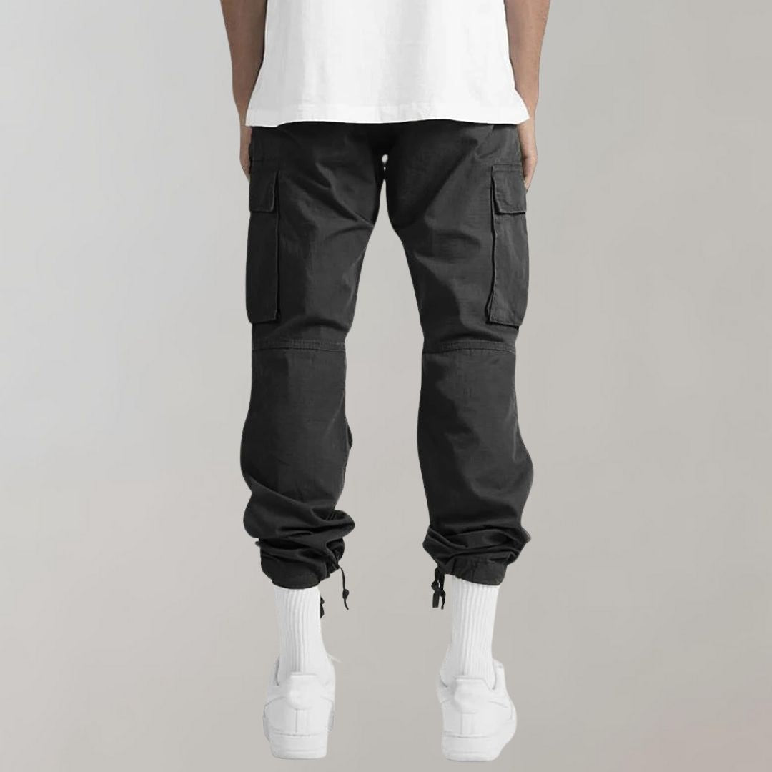 Clark | Pantalones Cargo de Corte Relax con Múltiples Bolsillos