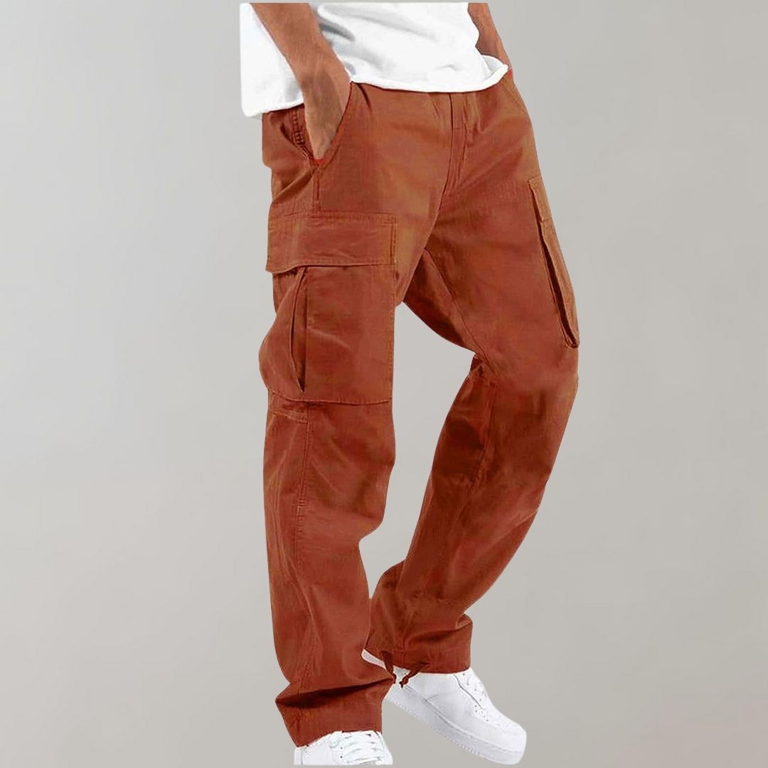 Clark | Pantalones Cargo de Corte Relax con Múltiples Bolsillos