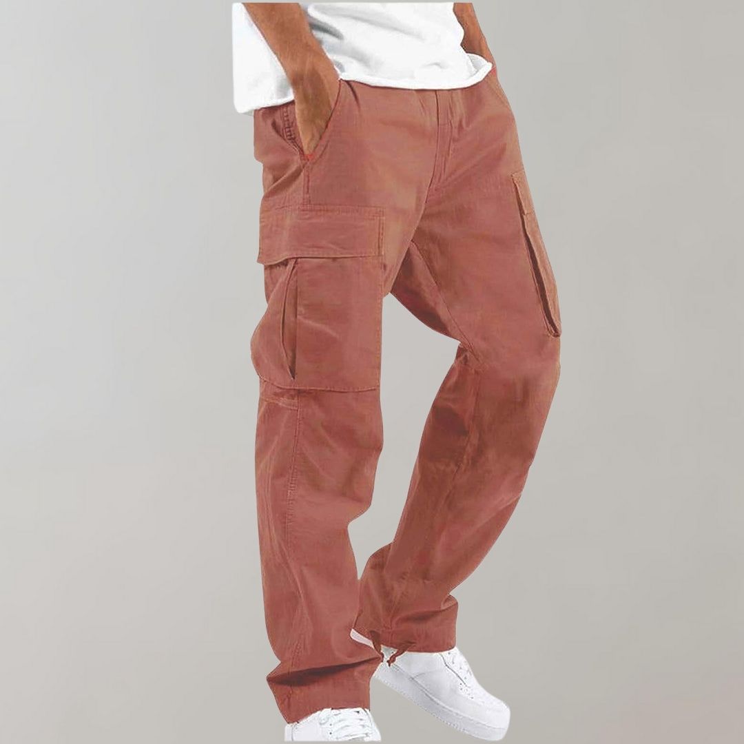 Clark | Pantalones Cargo de Corte Relax con Múltiples Bolsillos