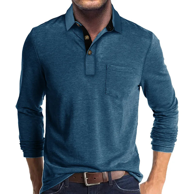 Jörg | Camiseta de manga larga de un solo color
