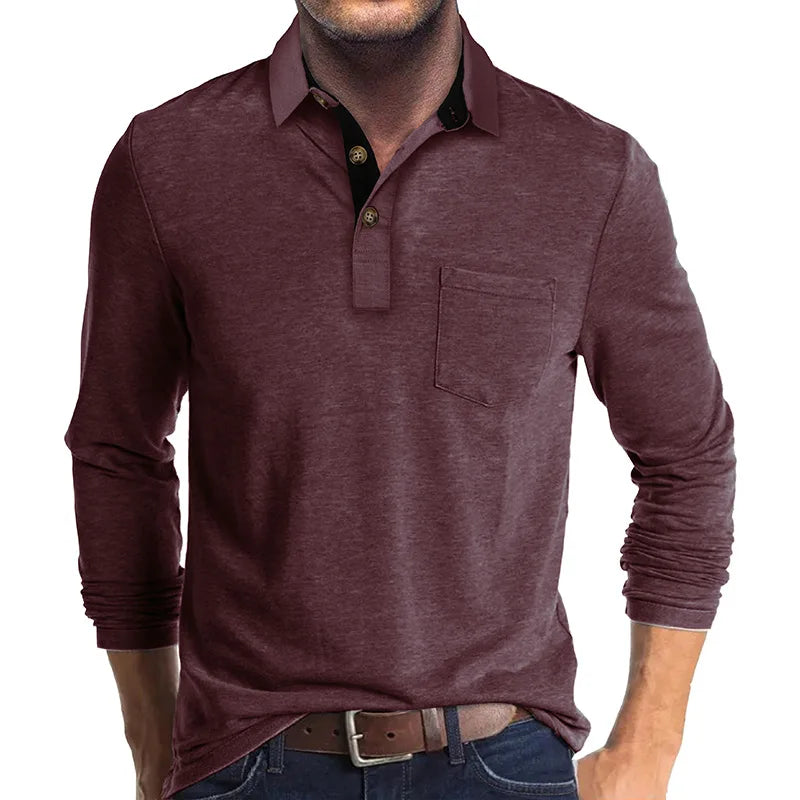 Jörg | Camiseta de manga larga de un solo color