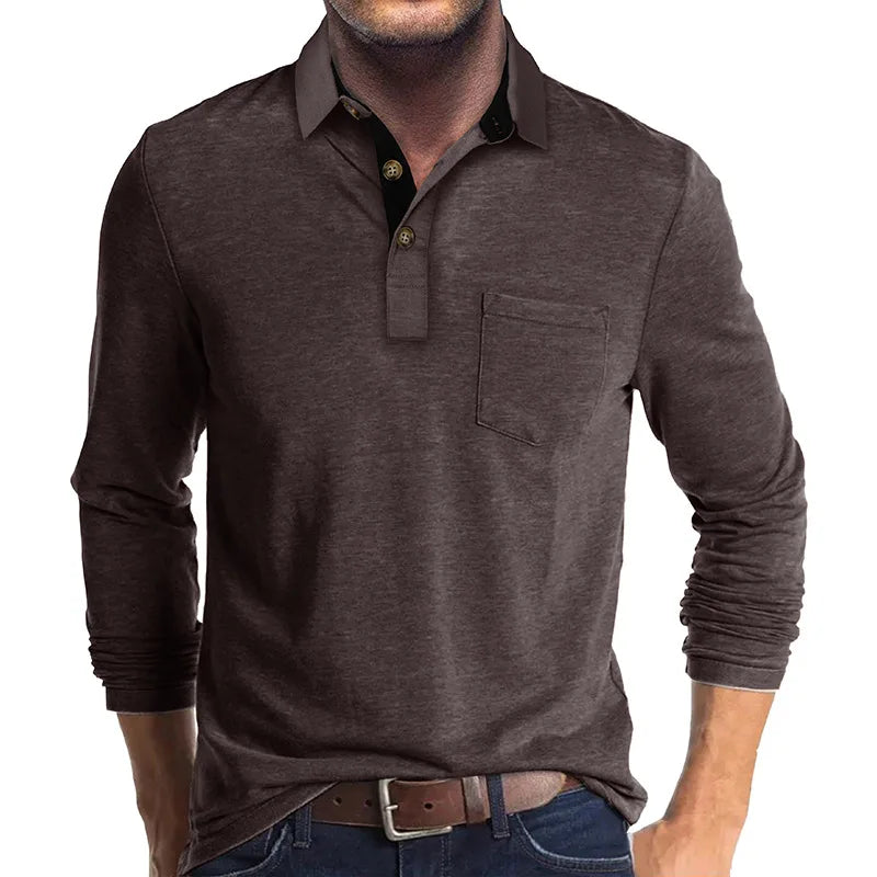 Jörg | Camiseta de manga larga de un solo color