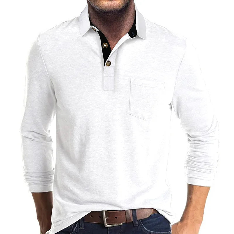 Jörg | Camiseta de manga larga de un solo color