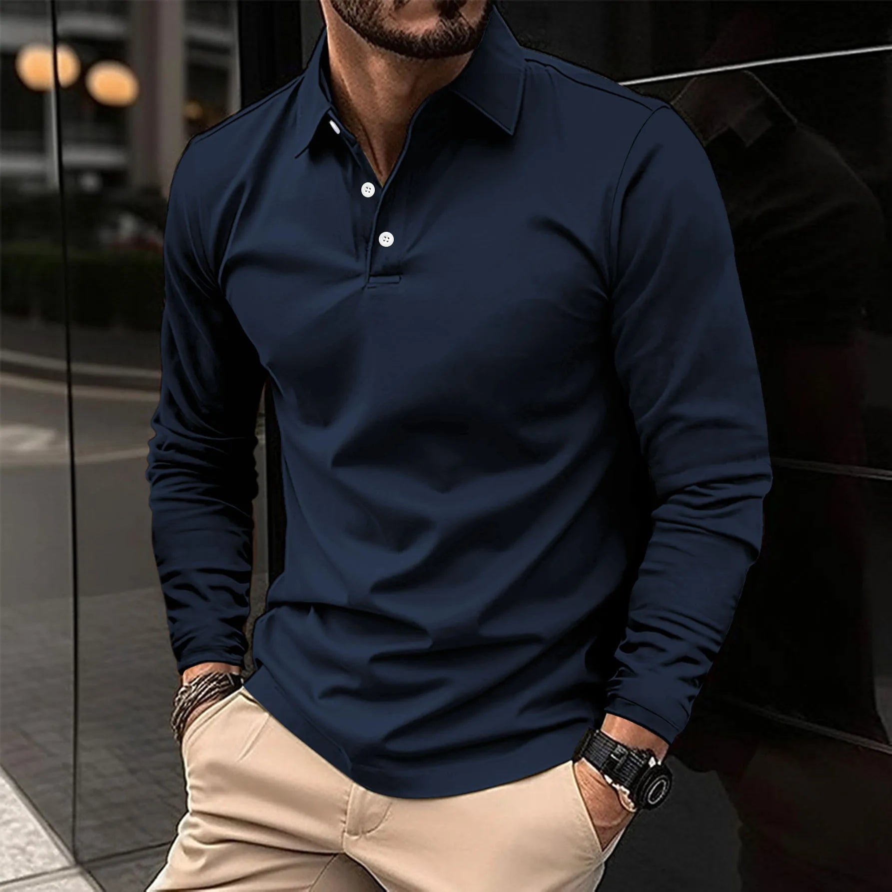 Ralph | Polo casual de manga larga
