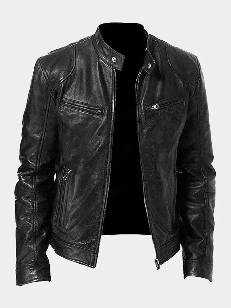 Chaqueta de Piel Casual