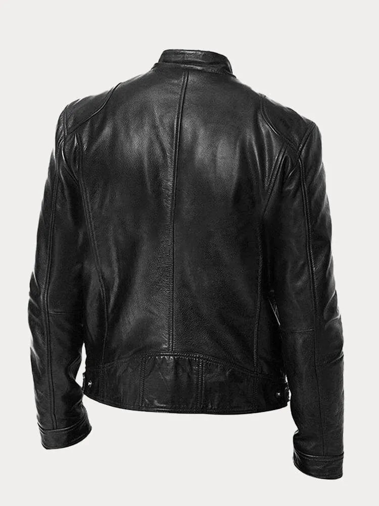 Chaqueta de Piel Casual