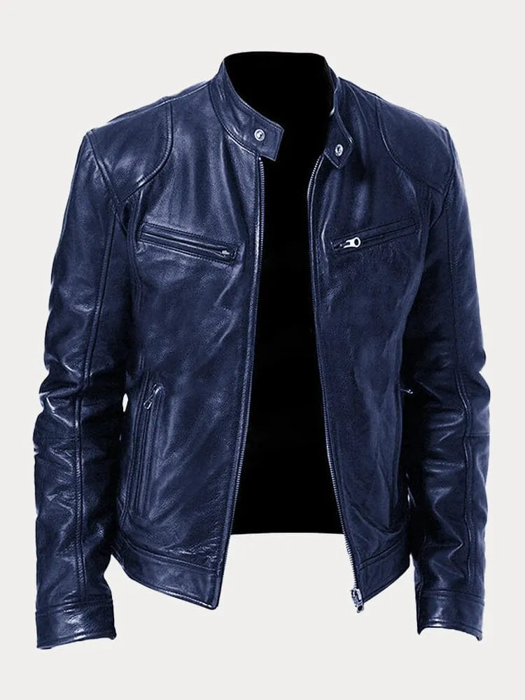 Chaqueta de Piel Casual