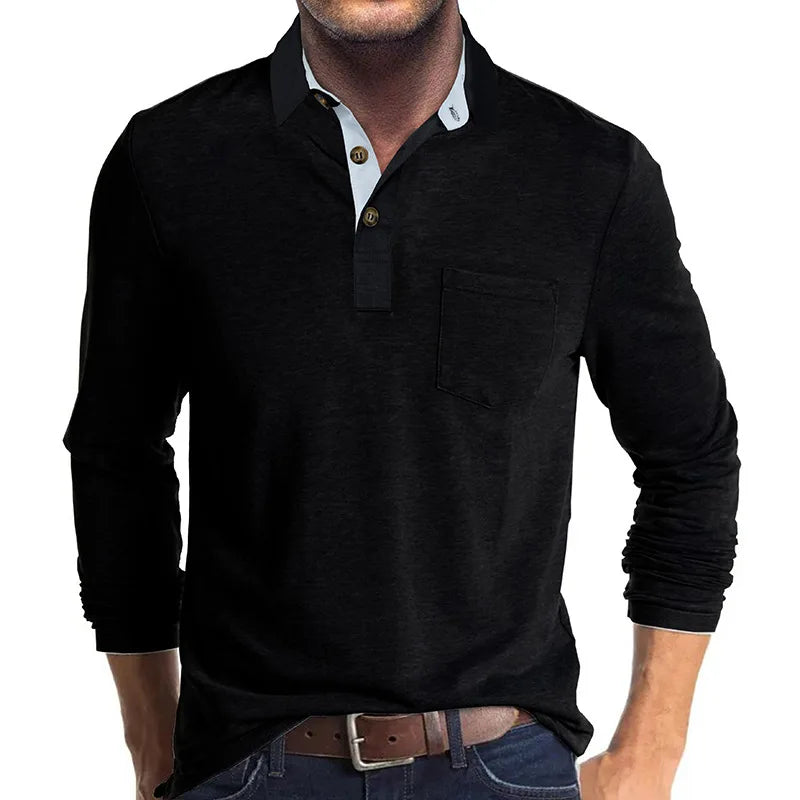 Jörg | Camiseta de manga larga de un solo color