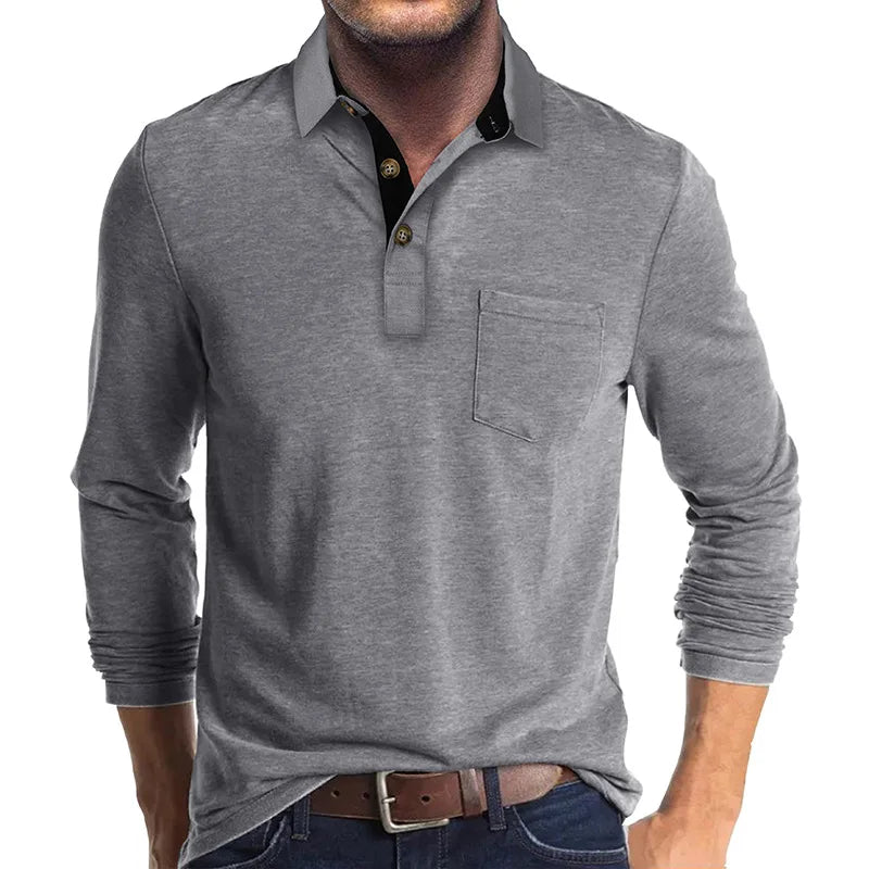 Jörg | Camiseta de manga larga de un solo color