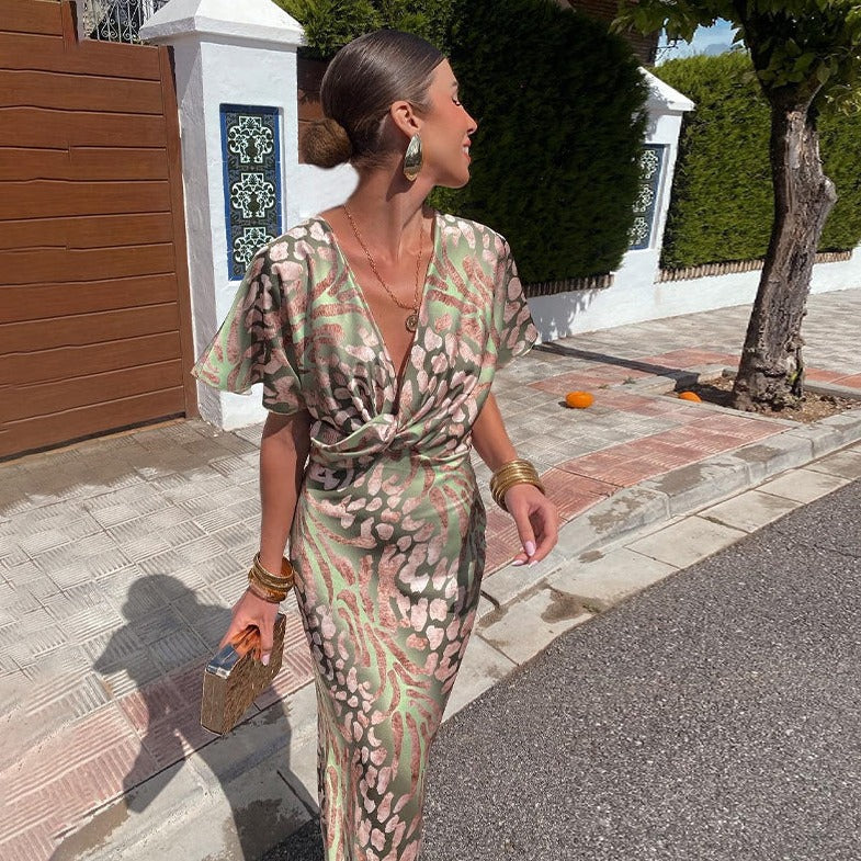 Elisa | Vestido de Seda Sofisticado