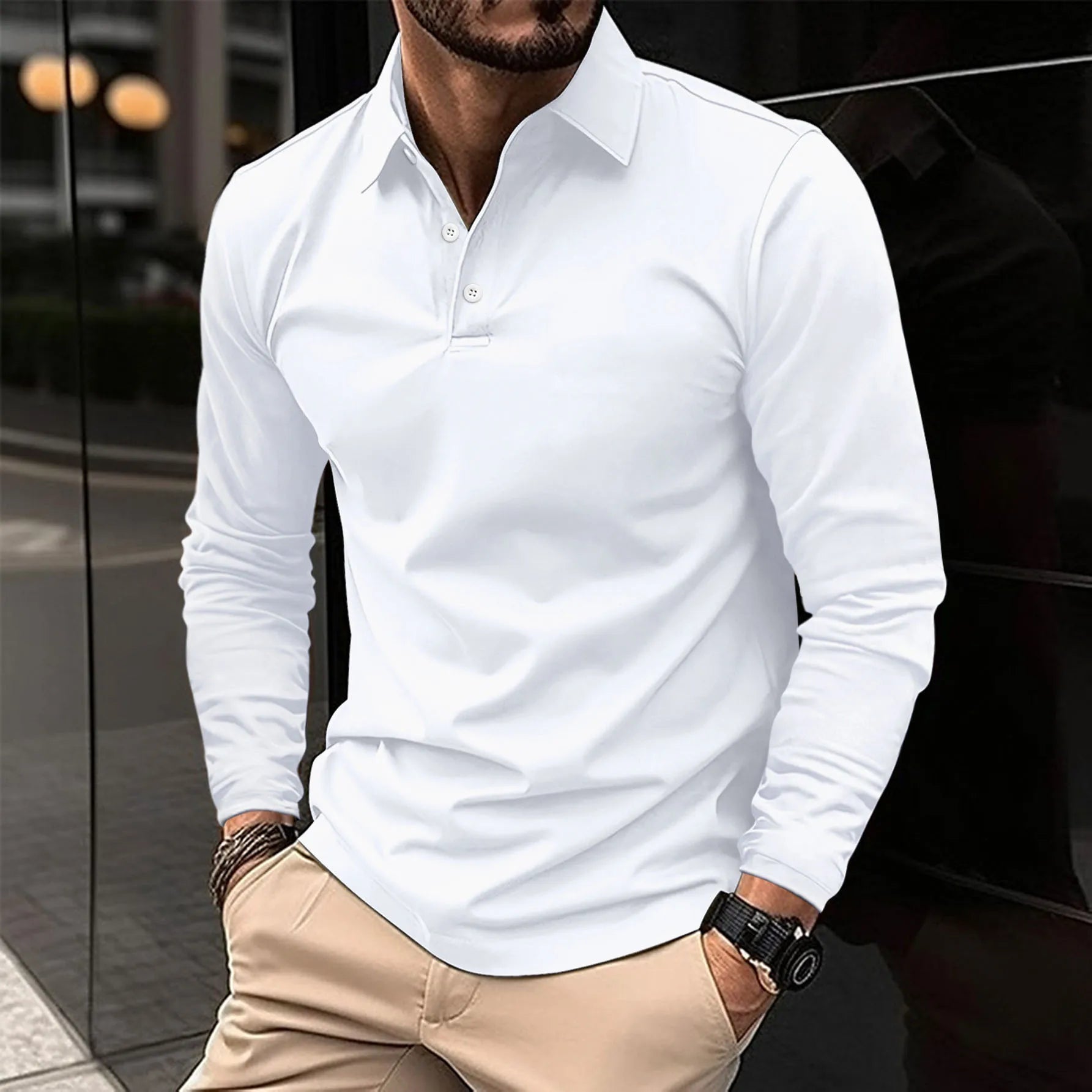 Ralph | Polo casual de manga larga