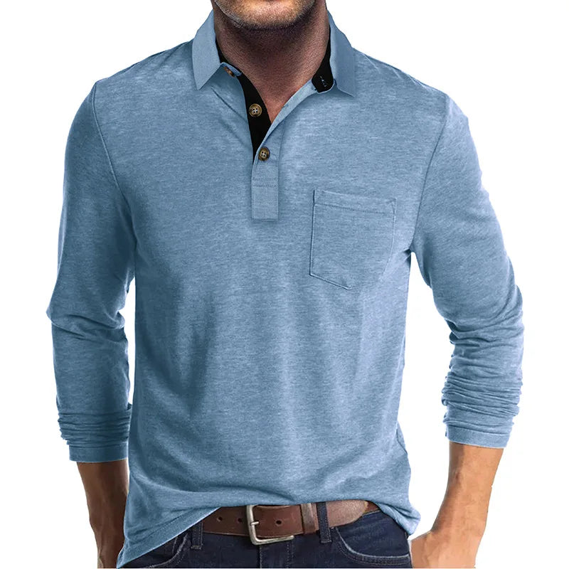 Jörg | Camiseta de manga larga de un solo color