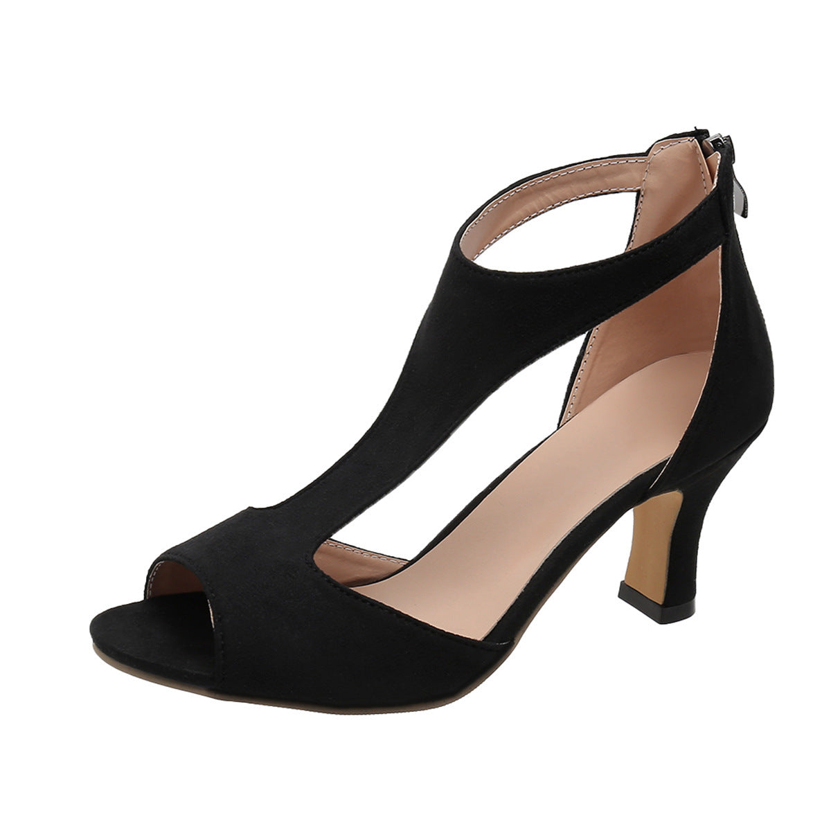 Laluna | Tacones Altos Elegantes con Punta Abierta