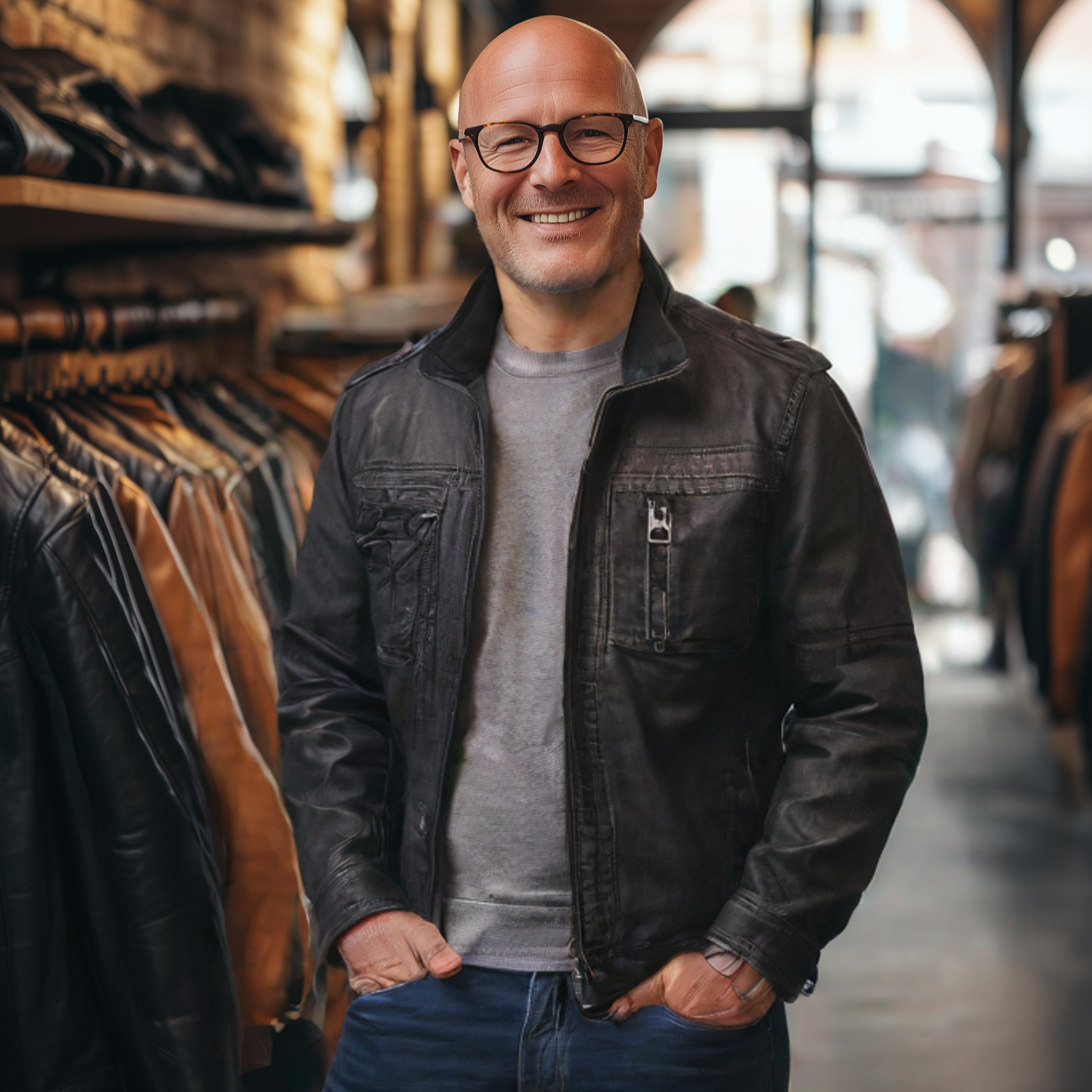 Urban Edge - Chaqueta de Piel