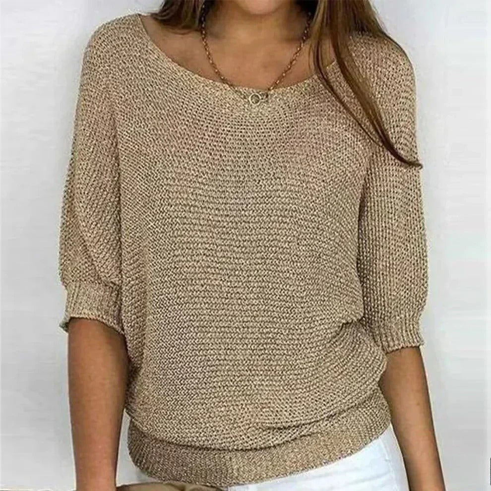 Nyssa - Suéter de punto casual para mujer